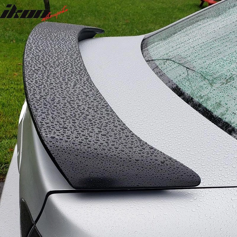 03-08 Toyota Corolla OE Style Matte Black Rear Spoiler Wing LED Brake