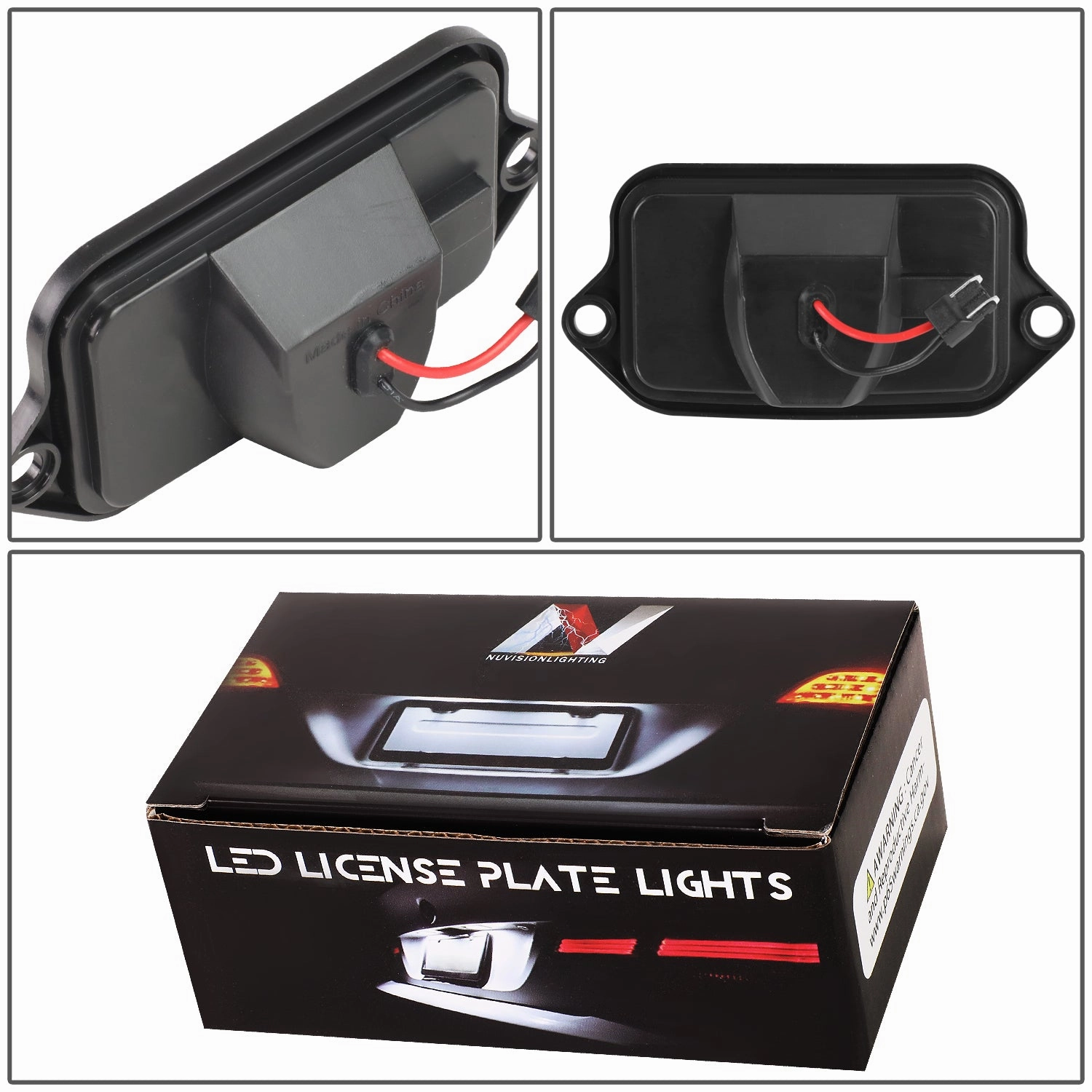 05-09 Ford Mustang White LED License Plate Lights