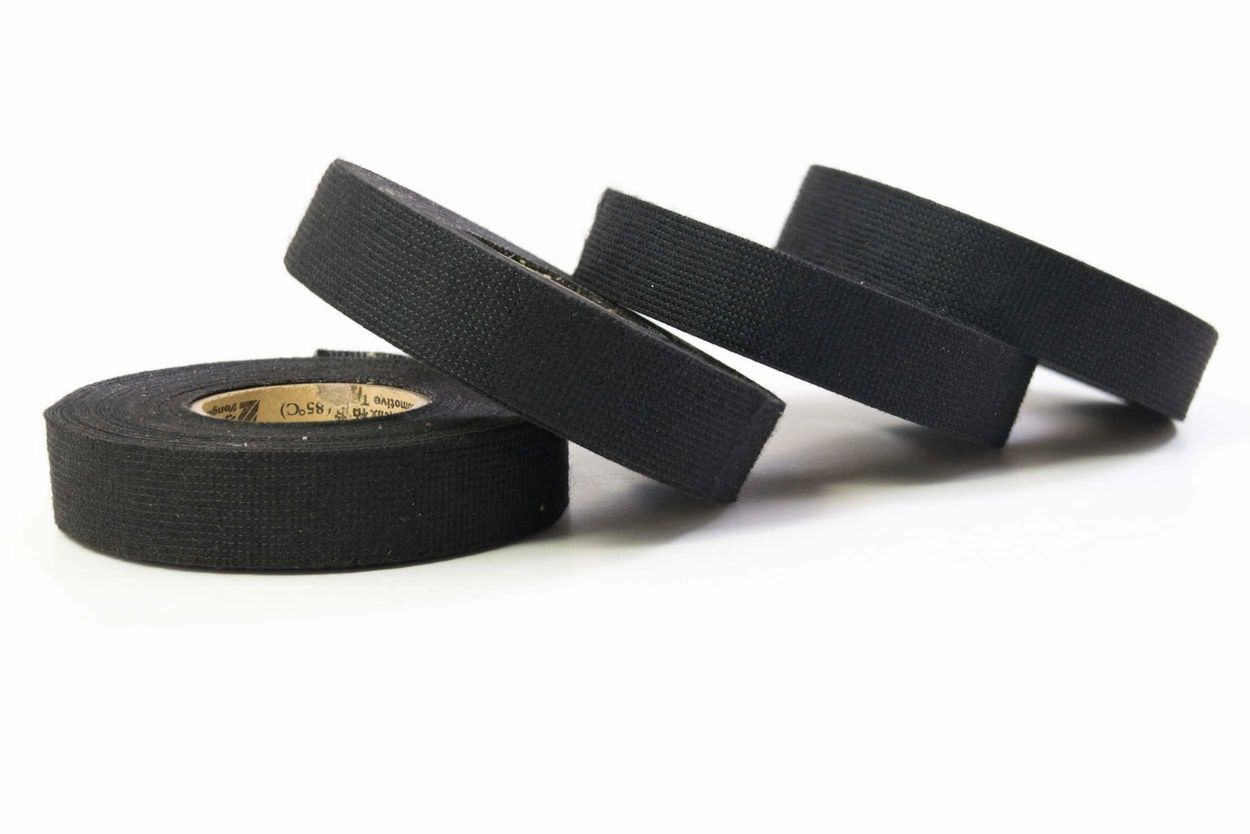 0.001 in x 0.748 in. x 49.21ft Tape: Cloth Wire Harness <br>Universal
