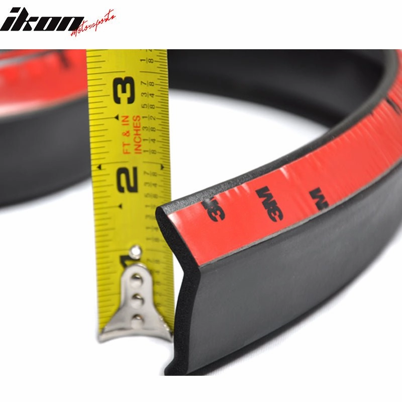 100" Ford Front Bumper Lip Splitter Chin Side Spoiler Rubber Foam