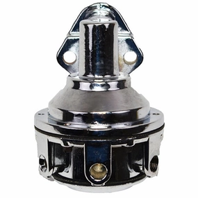 12-834 Small Block Two Valve Mechanical Fuel Pump for Chevy GMC 262 265 267 283 302 305 307 327 350 383 400 High Volume Chrome