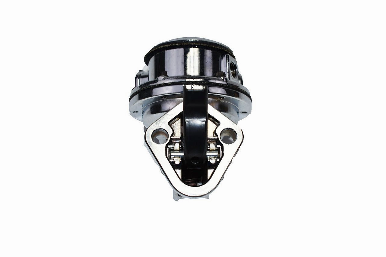 12-834 Small Block Two Valve Mechanical Fuel Pump for Chevy GMC 262 265 267 283 302 305 307 327 350 383 400 High Volume Chrome