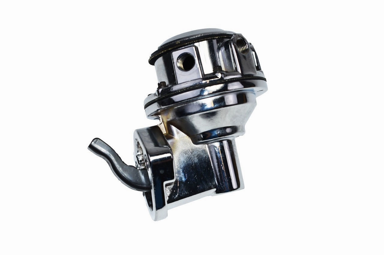12-834 Small Block Two Valve Mechanical Fuel Pump for Chevy GMC 262 265 267 283 302 305 307 327 350 383 400 High Volume Chrome