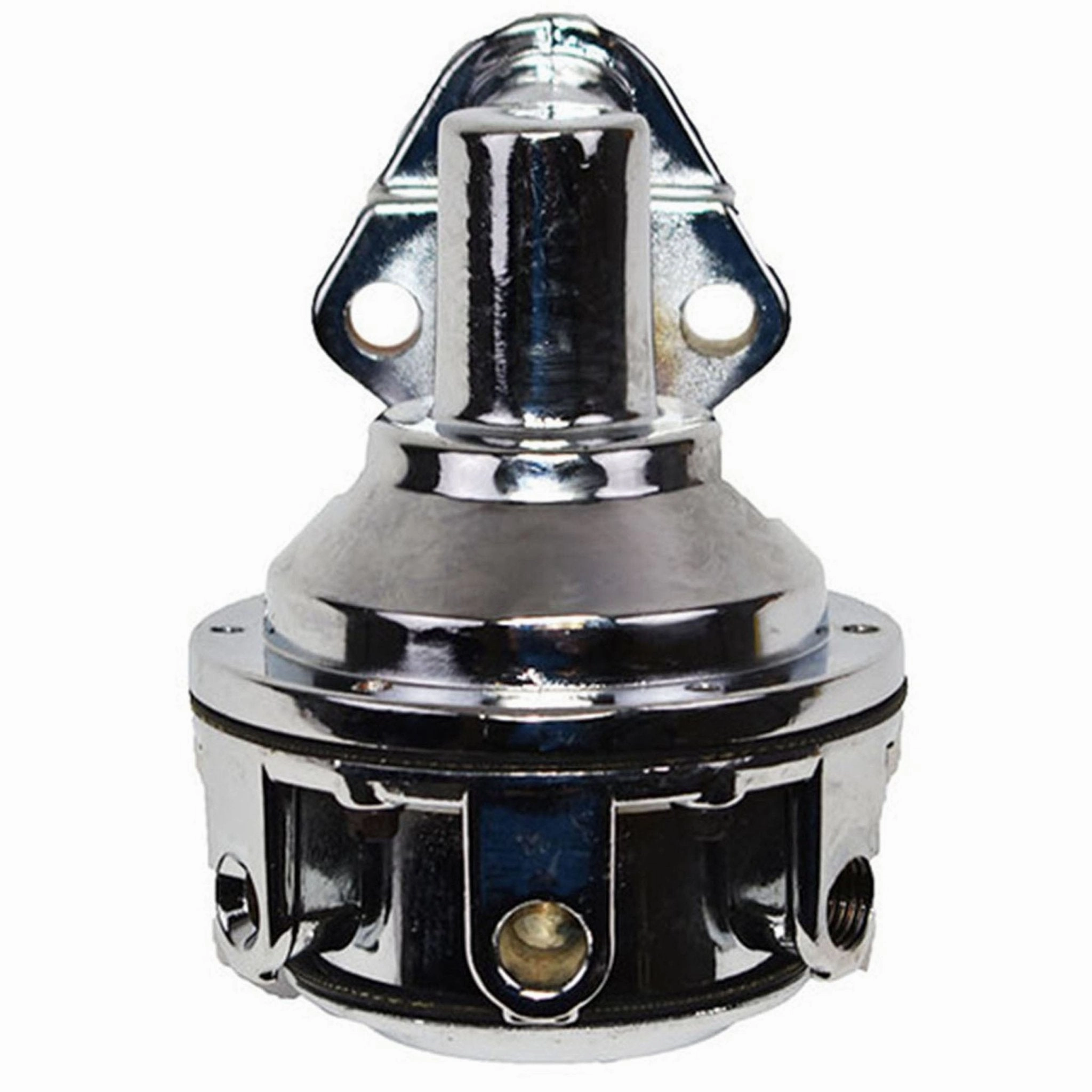 12-834 Small Block Two Valve Mechanical Fuel Pump for Chevy GMC 262 265 267 283 302 305 307 327 350 383 400 High Volume Chrome