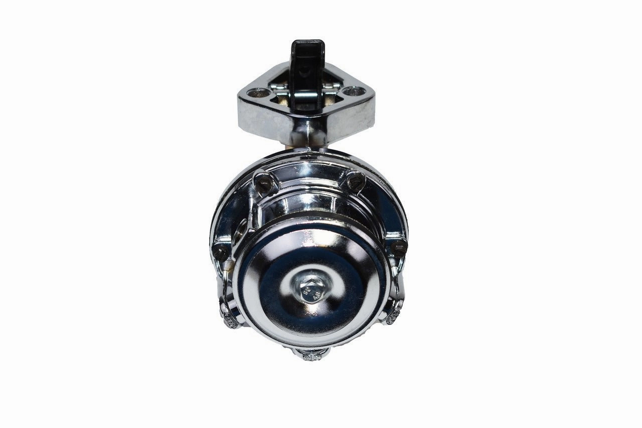 12-834 Small Block Two Valve Mechanical Fuel Pump for Chevy GMC 262 265 267 283 302 305 307 327 350 383 400 High Volume Chrome