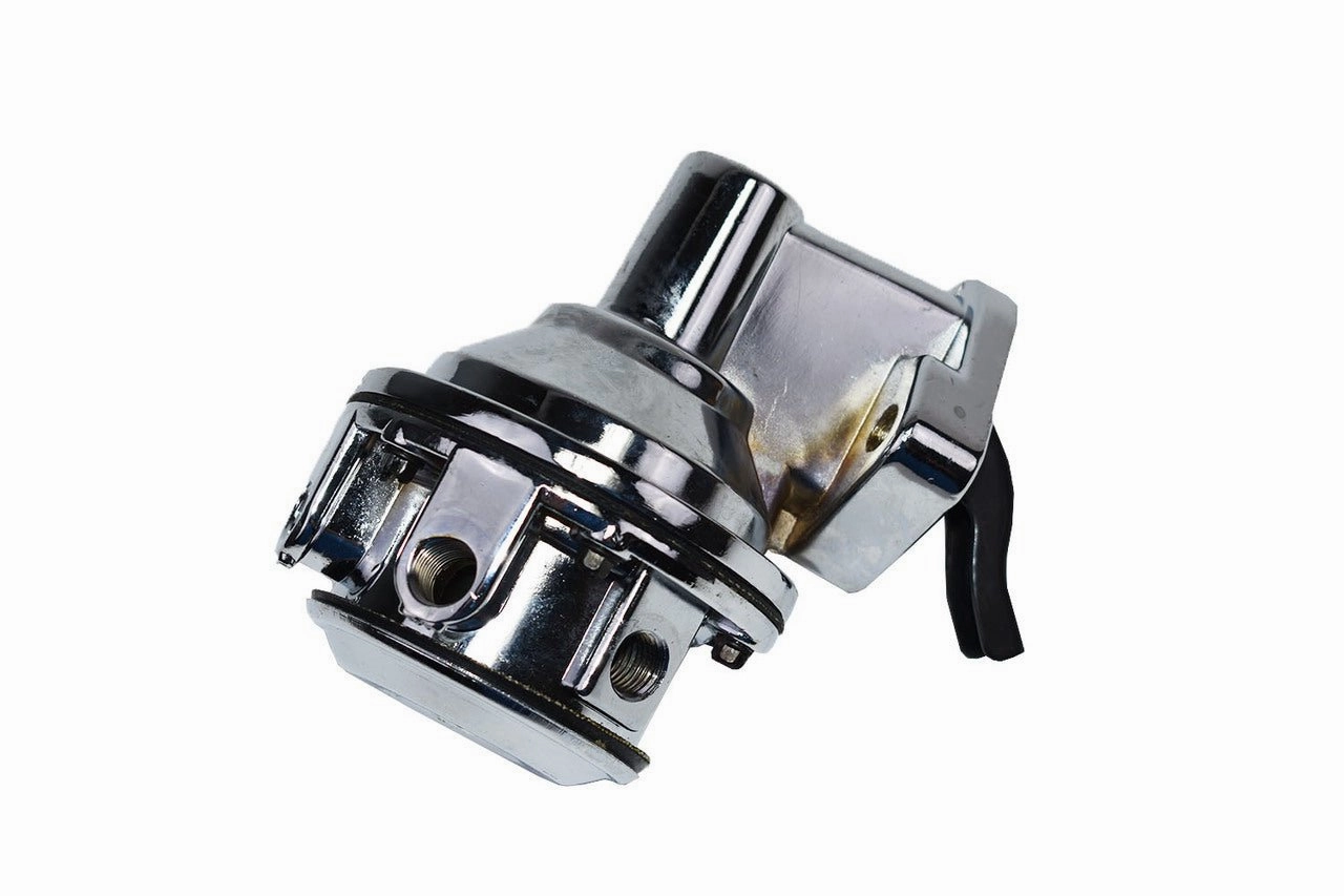 12-834 Small Block Two Valve Mechanical Fuel Pump for Chevy GMC 262 265 267 283 302 305 307 327 350 383 400 High Volume Chrome