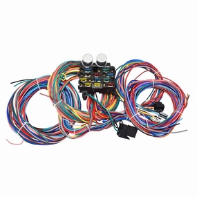 12-Circuit Standard Universal Wiring Harness Kit Muscle Car Hot Rod Street Rod XL Wire Cable