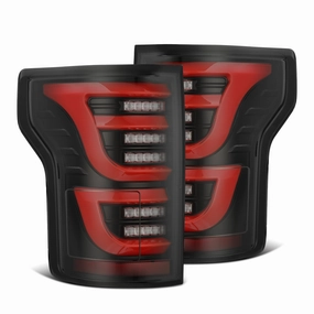 15-20 Ford F150 LUXX-Series LED Tail Lights Black Red