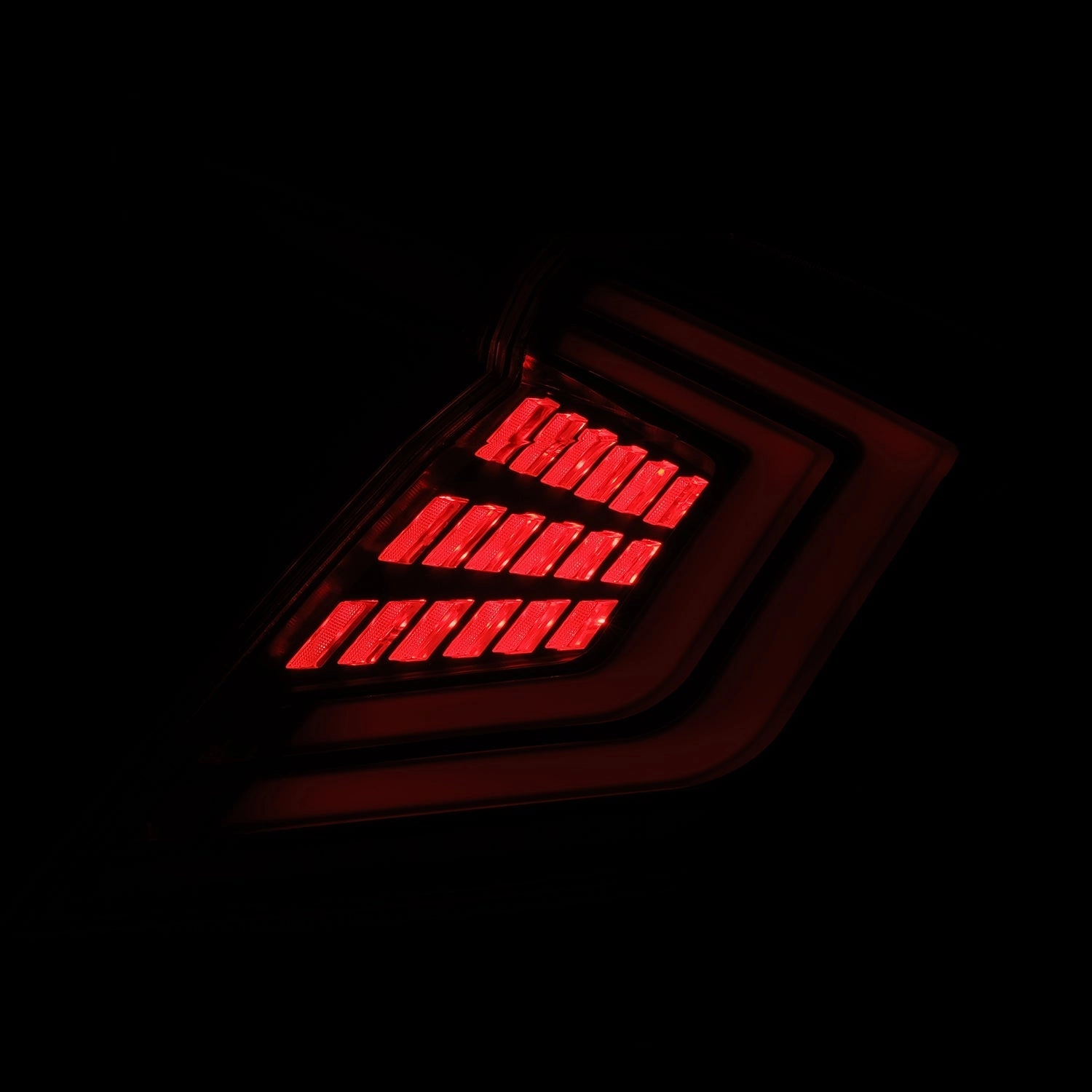 16-21 Honda Civic Hatchback NOVA-Series Prismatic LED Tail Lights Alpha-Black