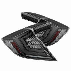 16-21 Honda Civic Hatchback NOVA-Series Prismatic LED Tail Lights Alpha-Black