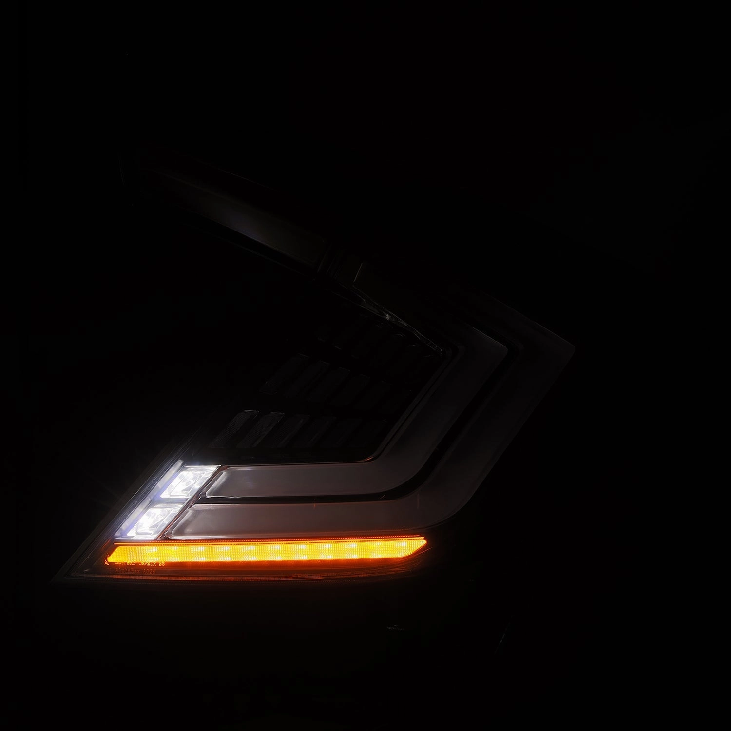 16-21 Honda Civic Hatchback NOVA-Series Prismatic LED Tail Lights Clear Smoke