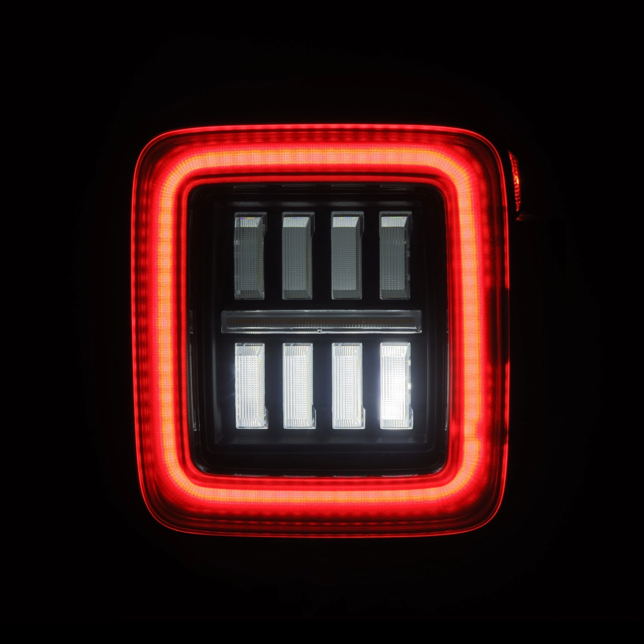 18-24 Jeep Wrangler JL NOVA-Series Prismatic LED Tail Lights Alpha-Black