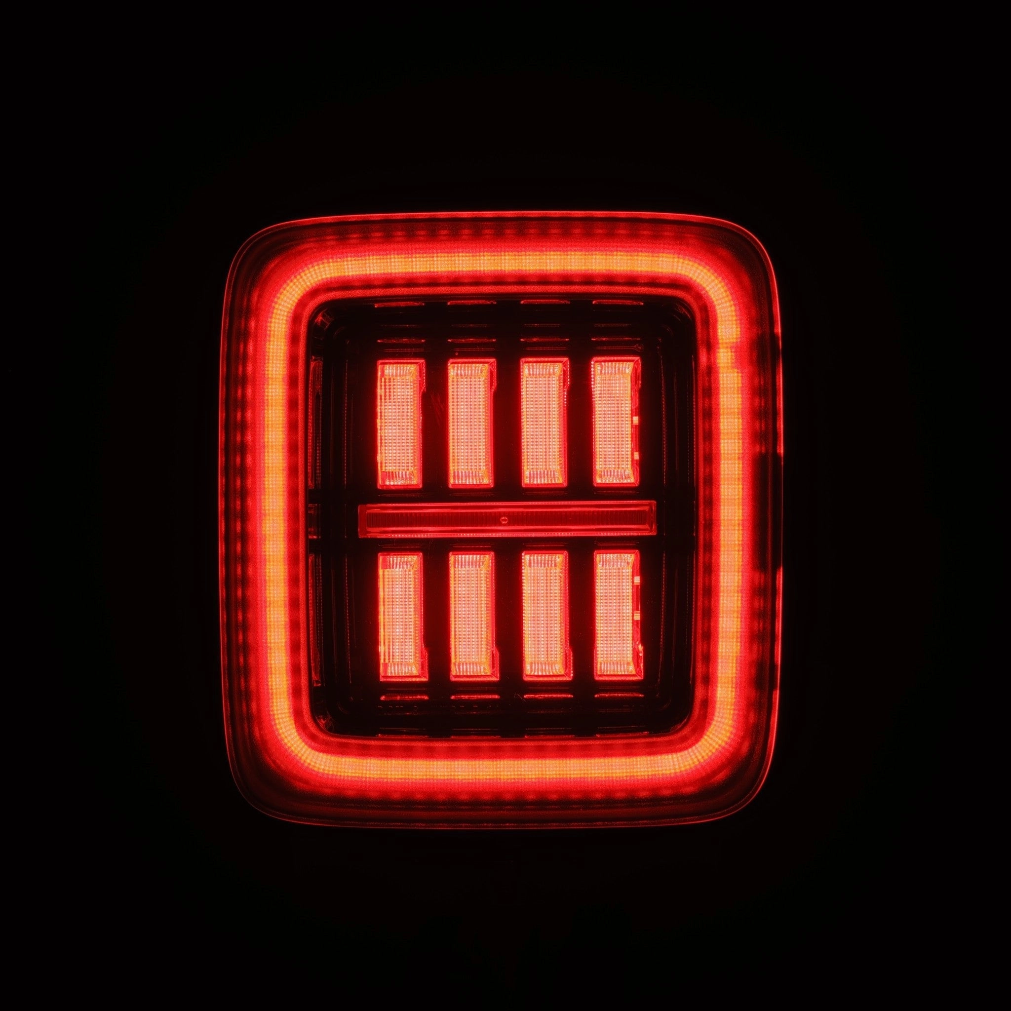 18-24 Jeep Wrangler JL NOVA-Series Prismatic LED Tail Lights Alpha-Black