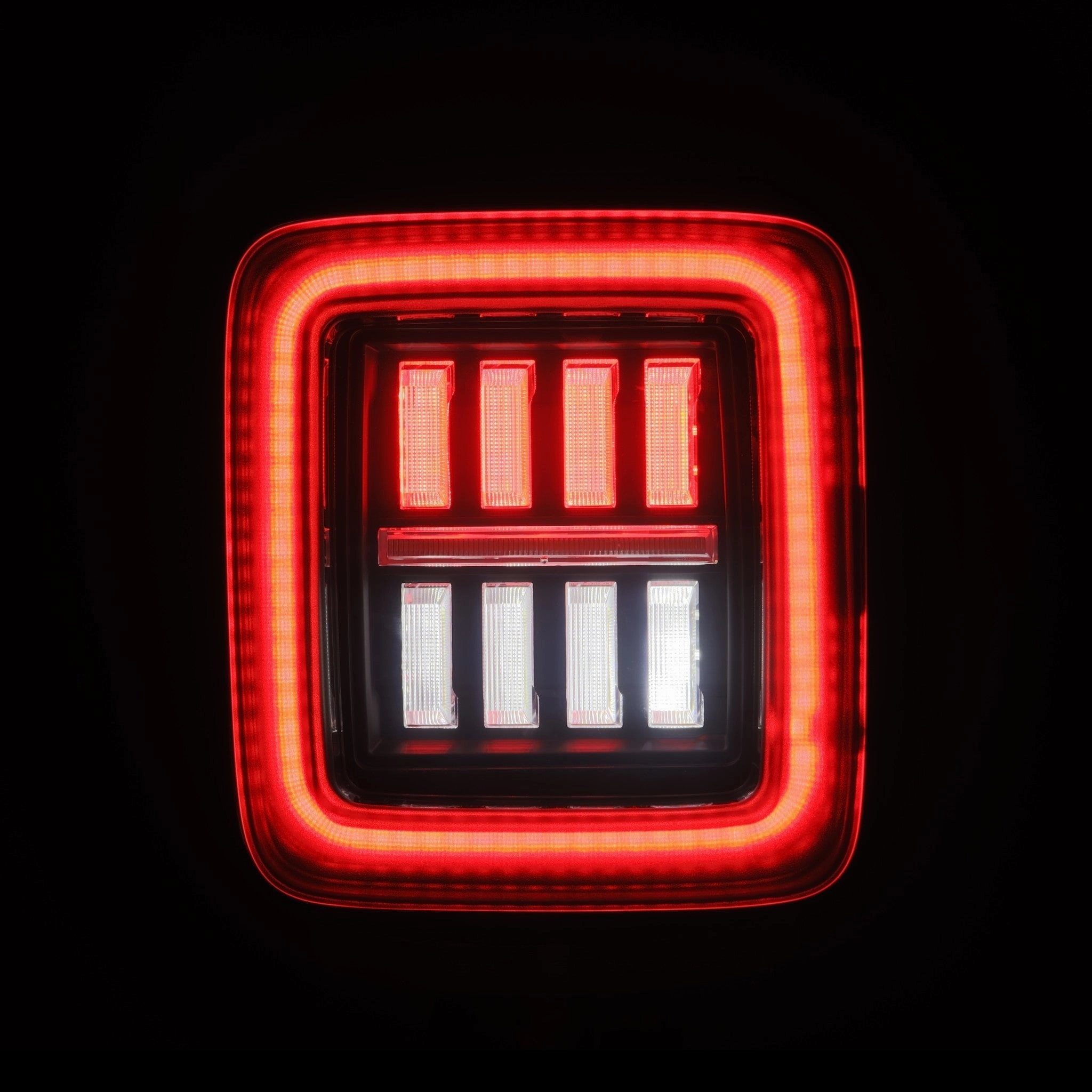 18-24 Jeep Wrangler JL NOVA-Series Prismatic LED Tail Lights Alpha-Black