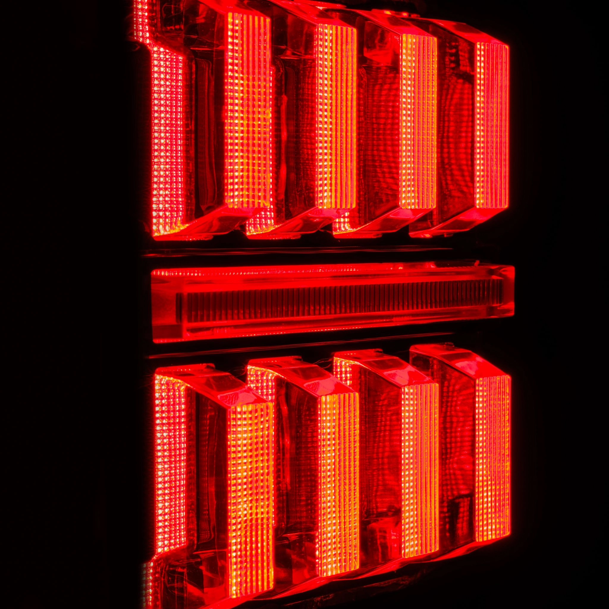 18-24 Jeep Wrangler JL NOVA-Series Prismatic LED Tail Lights Black-Red