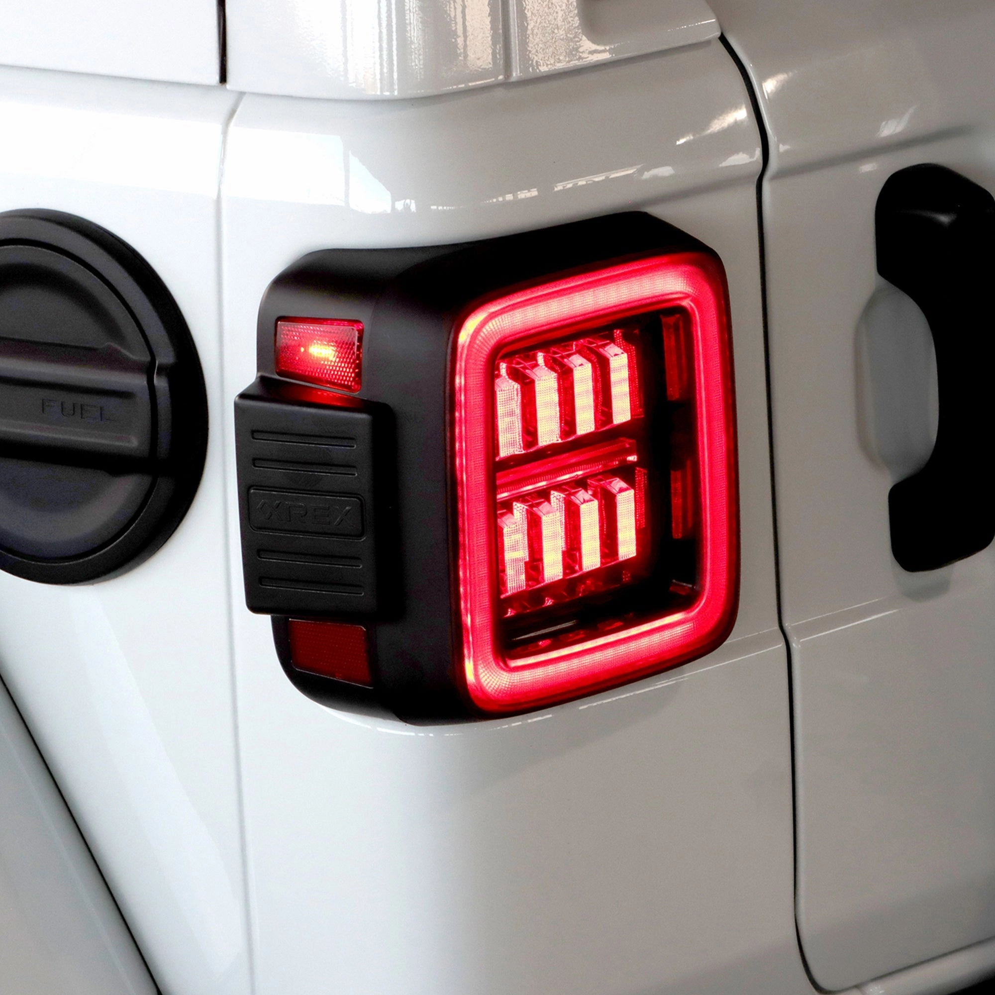 18-24 Jeep Wrangler JL NOVA-Series Prismatic LED Tail Lights Clear