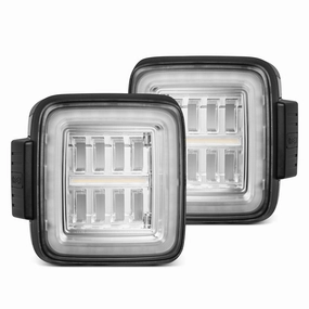 18-24 Jeep Wrangler JL NOVA-Series Prismatic LED Tail Lights Clear