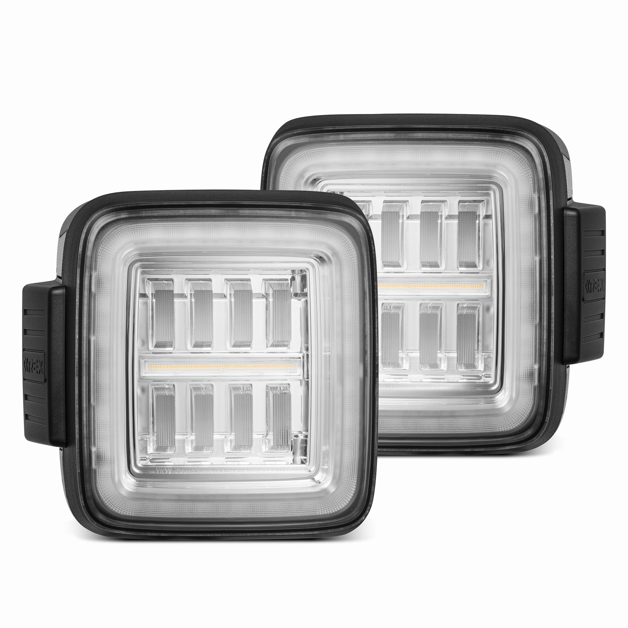 18-24 Jeep Wrangler JL NOVA-Series Prismatic LED Tail Lights Clear
