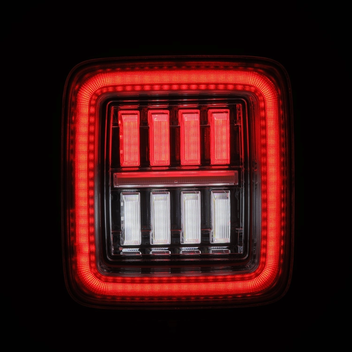 18-24 Jeep Wrangler JL NOVA-Series Prismatic LED Tail Lights Clear