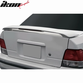 1995-1999 Toyota Tercel OE Style Gray Primer Trunk Spoiler W/LED FRP