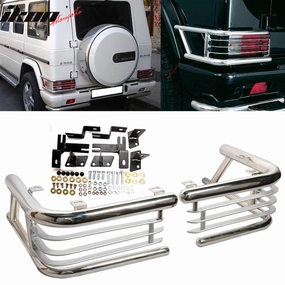 1999-2007 Benz G500 G550 Chrome Rear Tail Light Guard