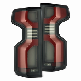 19-24 Chevrolet Silverado 1500 / 20-24 Silverado 2500HD/3500HD LUXX-Series LED Tail Lights Black Red