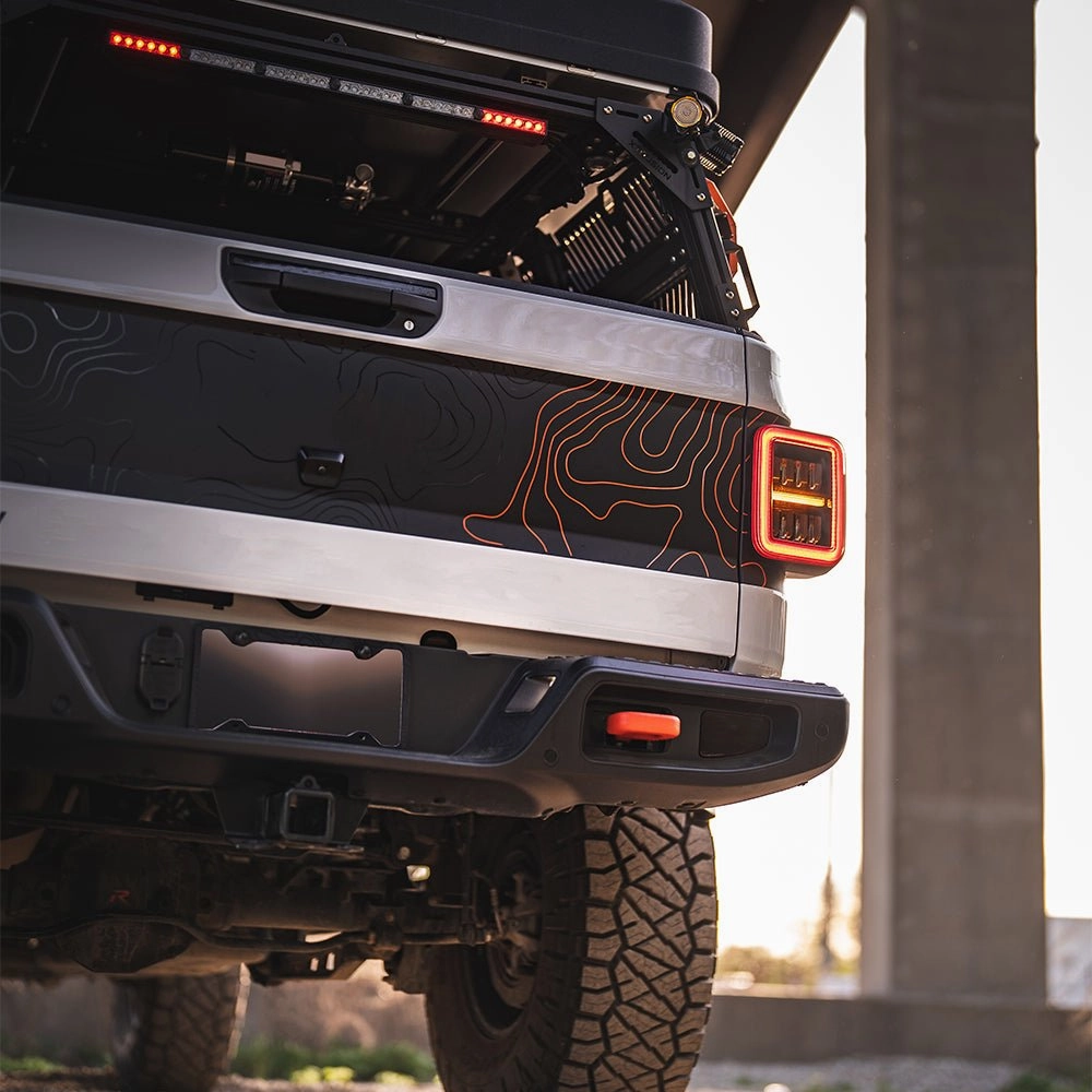 19-24 Jeep Gladiator JT NOVA-Series Prismatic LED Tail Lights Alpha-Black
