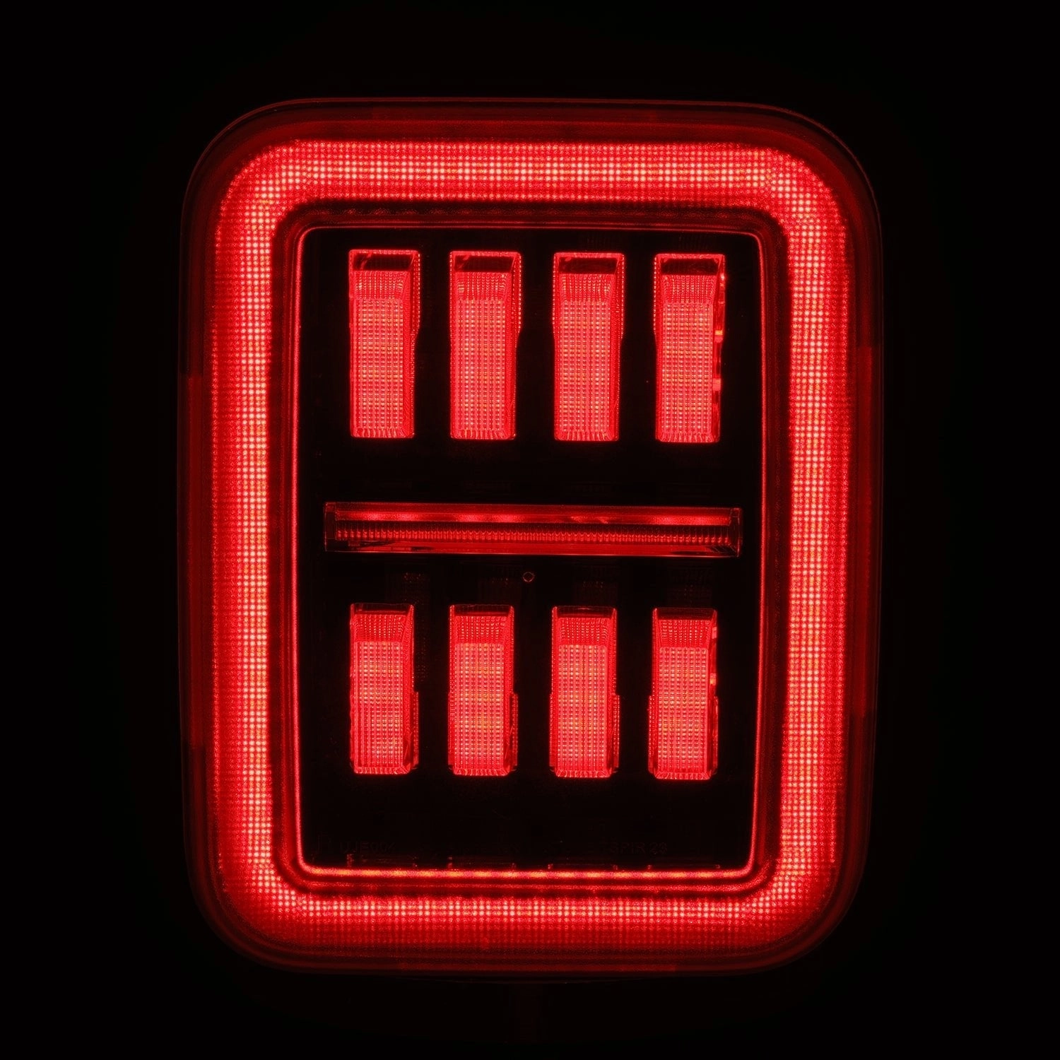 19-24 Jeep Gladiator JT NOVA-Series Prismatic LED Tail Lights Black-Red