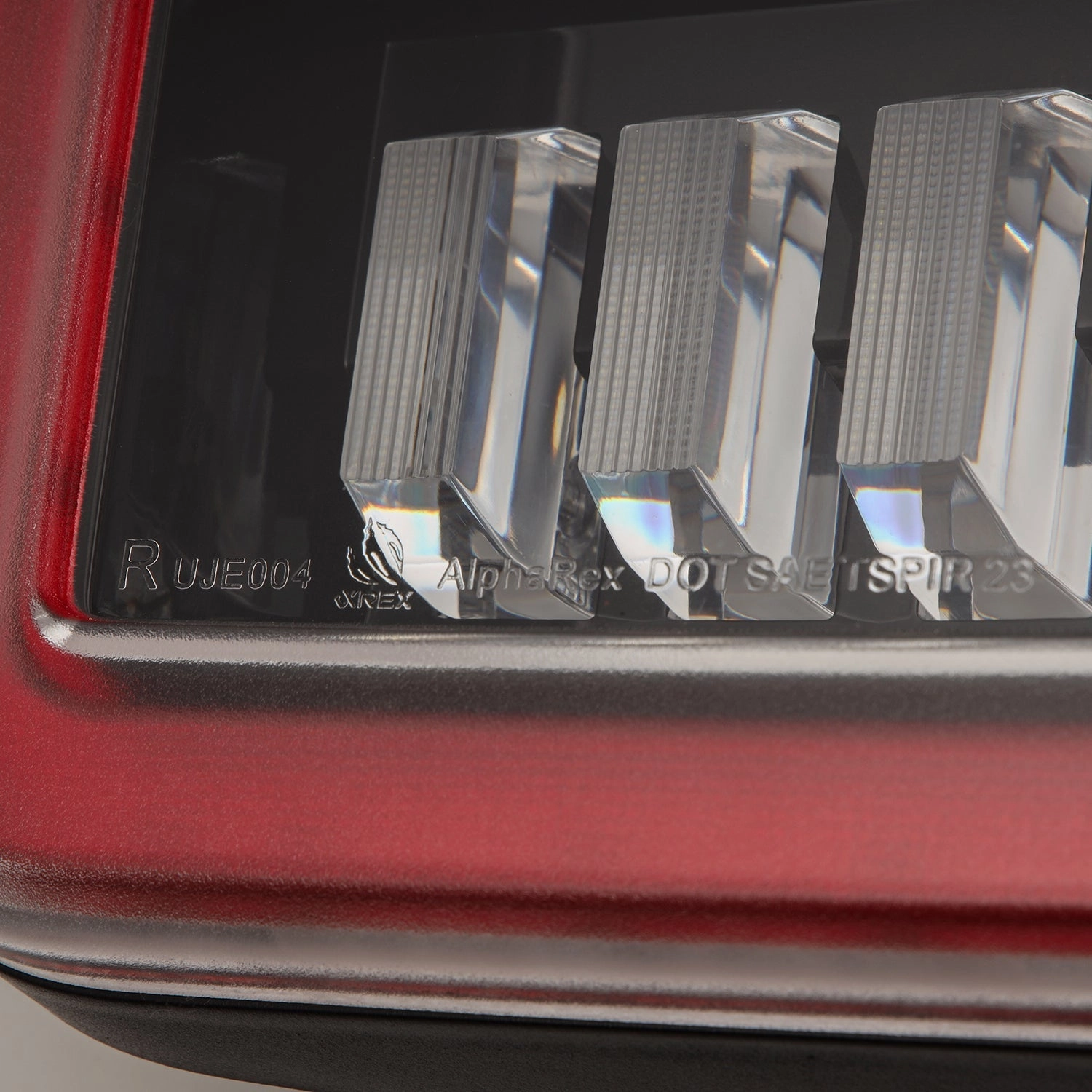 19-24 Jeep Gladiator JT NOVA-Series Prismatic LED Tail Lights Black-Red