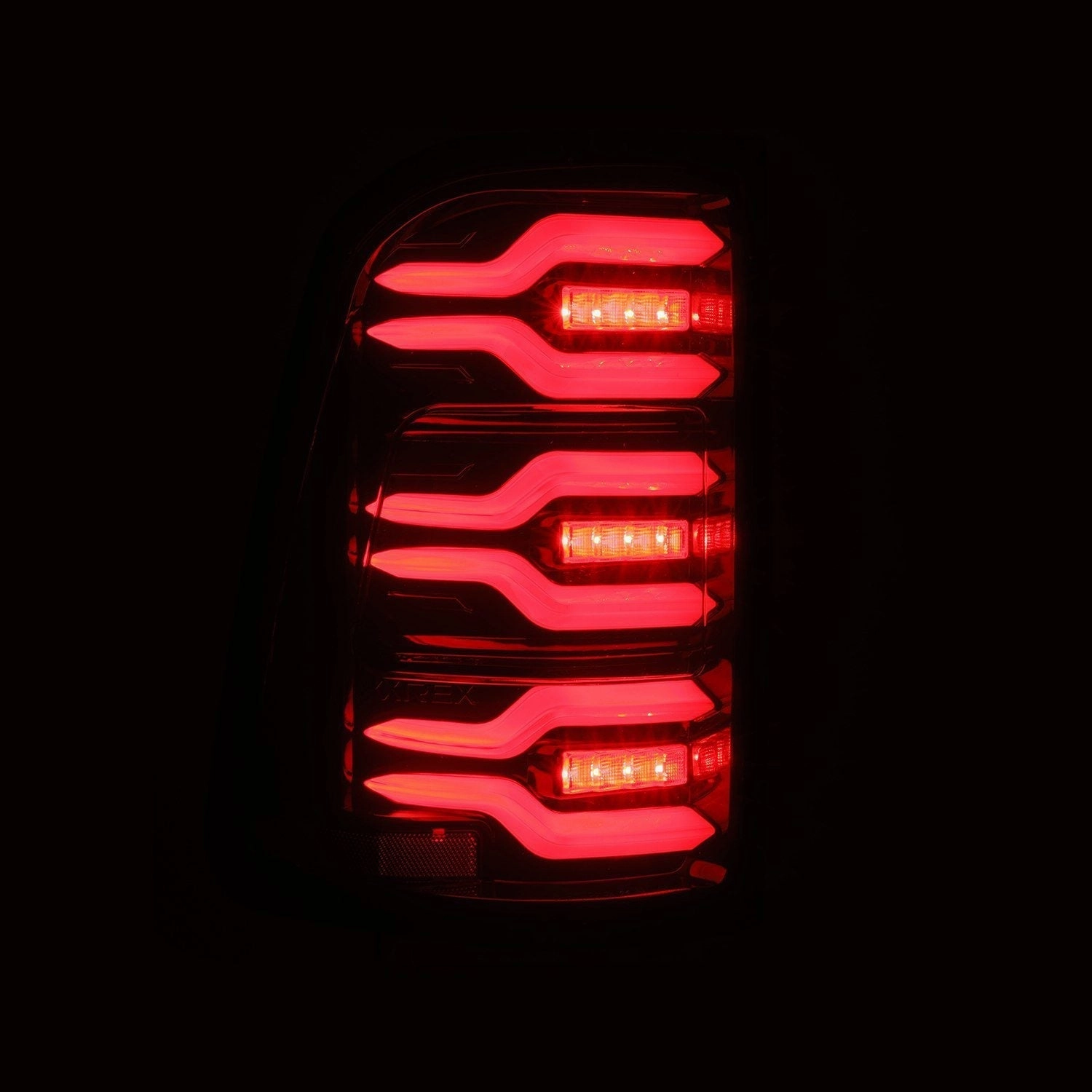 19-24 Ram 1500 LUXX-Series LED Tail Lights Black-Red