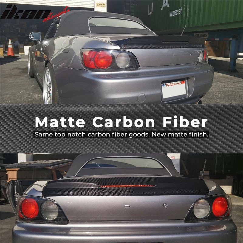2000-2009 Honda S2000 Convertible TM style Trunk Spoiler Carbon Fiber