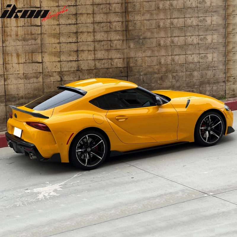 2000-2025 Toyota GR Supra MK5 V2 Unpaint TRD Trunk   Roof Spoiler ABS