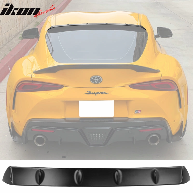 2000-2025 Toyota GR Supra MK5 V2 Unpaint TRD Trunk   Roof Spoiler ABS