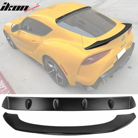 2000-2025 Toyota GR Supra MK5 V2 Unpaint TRD Trunk   Roof Spoiler ABS
