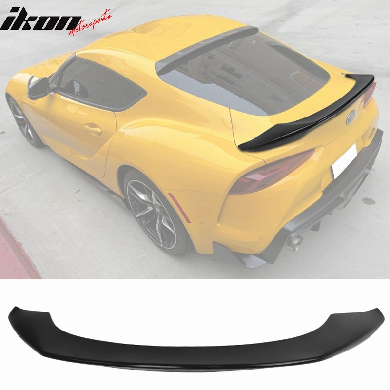2000-2025 Toyota GR Supra MK5 V2 Unpaint TRD Trunk   Roof Spoiler ABS