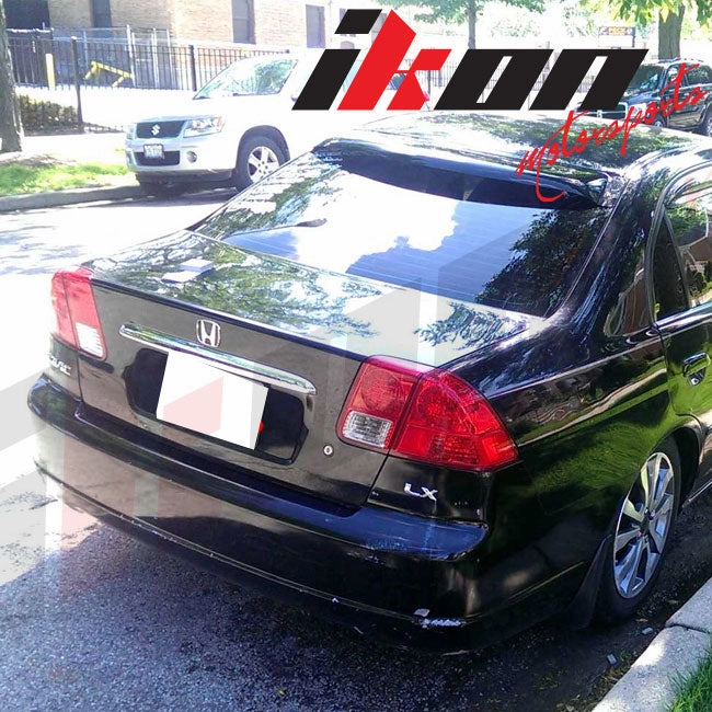 2001-2005 Honda Civic EM2 4Dr Roof Spoiler Sun Window Spoiler Rain Gua