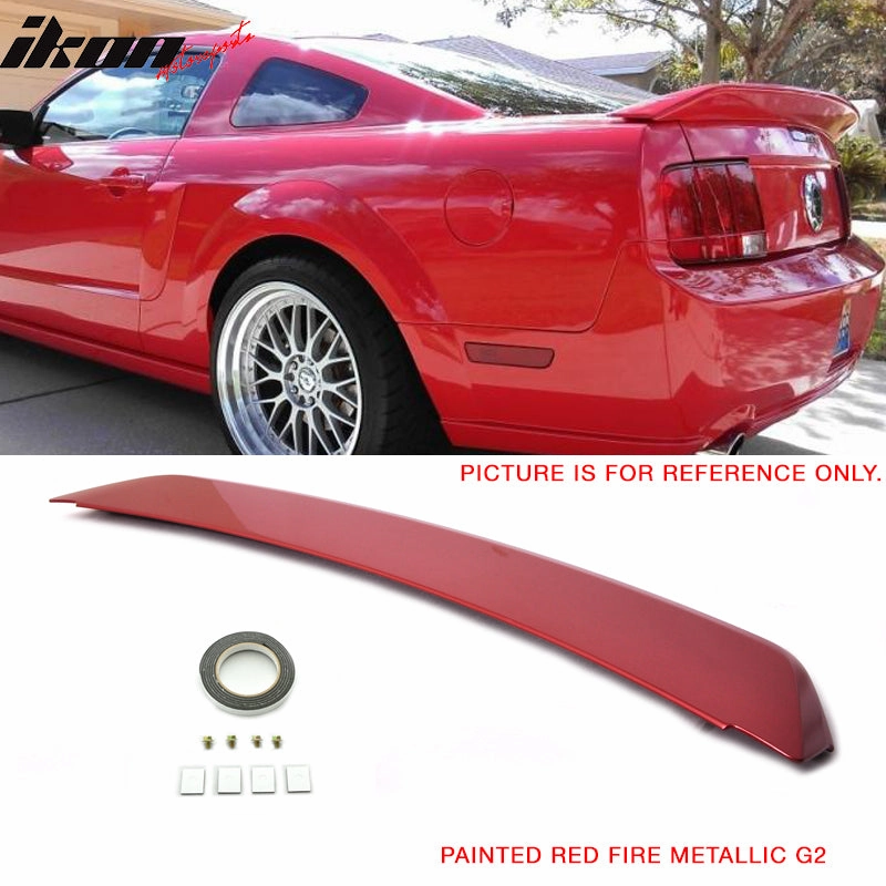 2005-2009 Ford Mustang Rear Trunk Spoiler Ducktail Wing Lip ABS