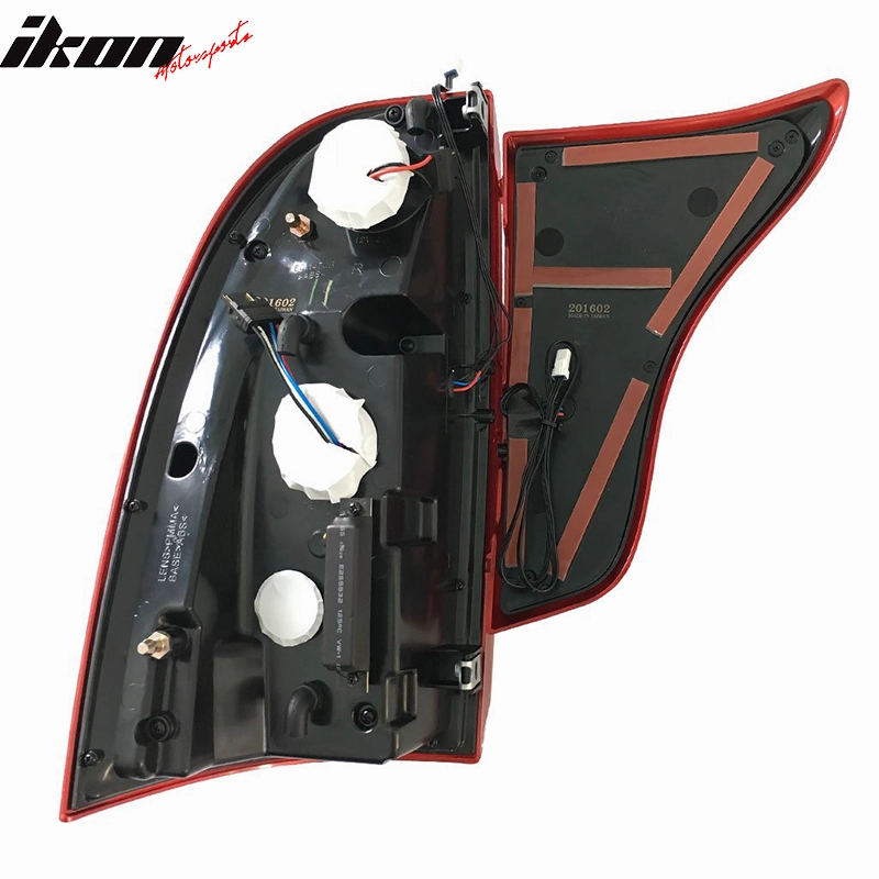 2005-2015 Toyota Tacoma LED Clear Lens Chrome Housing Tail Lights