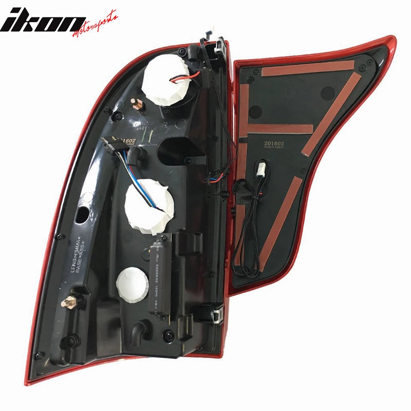 2005-2015 Toyota Tacoma Smoke Lens Black Housing Tail Lights