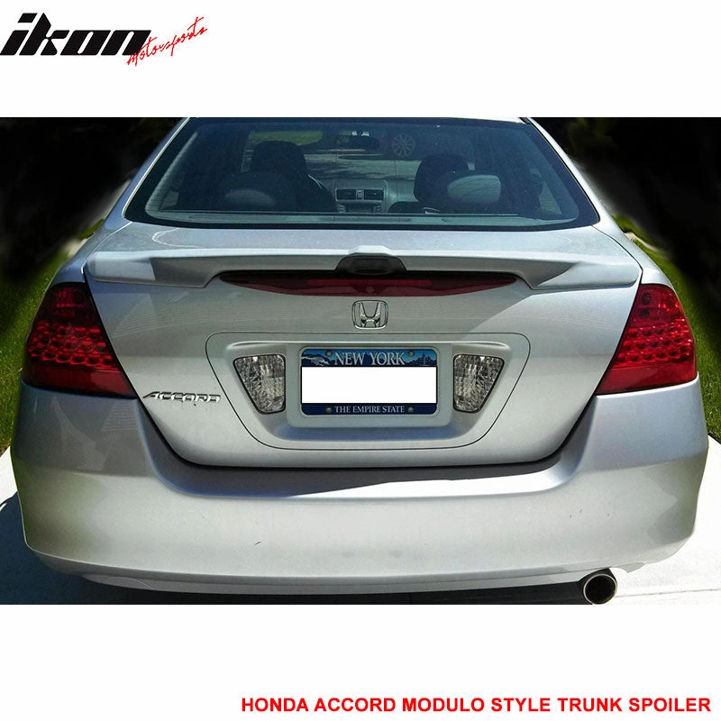 2006-2007 Honda Accord 4-Door MD Style Unpainted Rear Spoiler Wing ABS