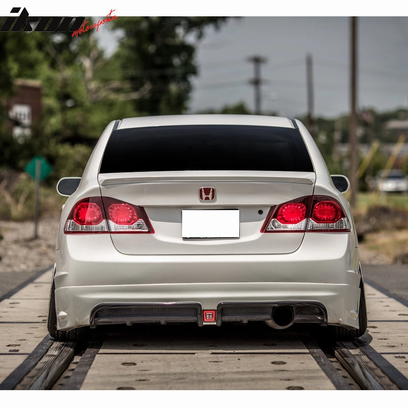 2006-2008 Honda Civic MUG Front Lip Rear Lip PU PP 3rd Brake Light