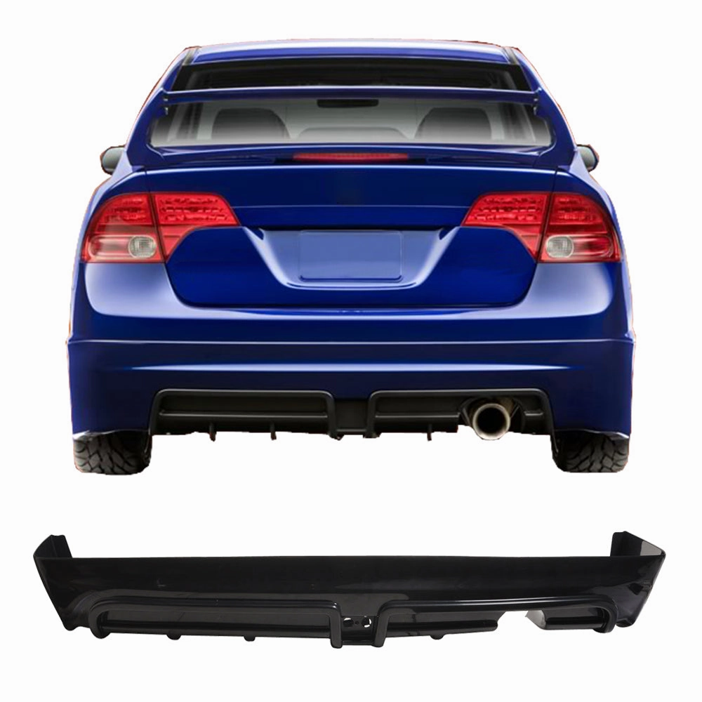 2006-2008 Honda Civic MUG Si Front Lip PU Rear Lip PP 3rd Brake Light