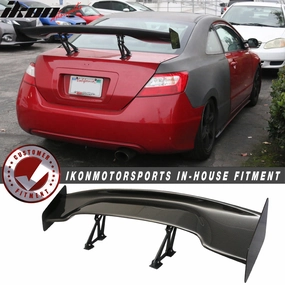 2006-2011 Honda Civic 57" Wide JDM Racing Trunk Spoiler Carbon Fiber