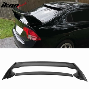 2006-2011 Honda Civic 8th Gen FD2 RR Style Unpainted Trunk Spoiler ABS