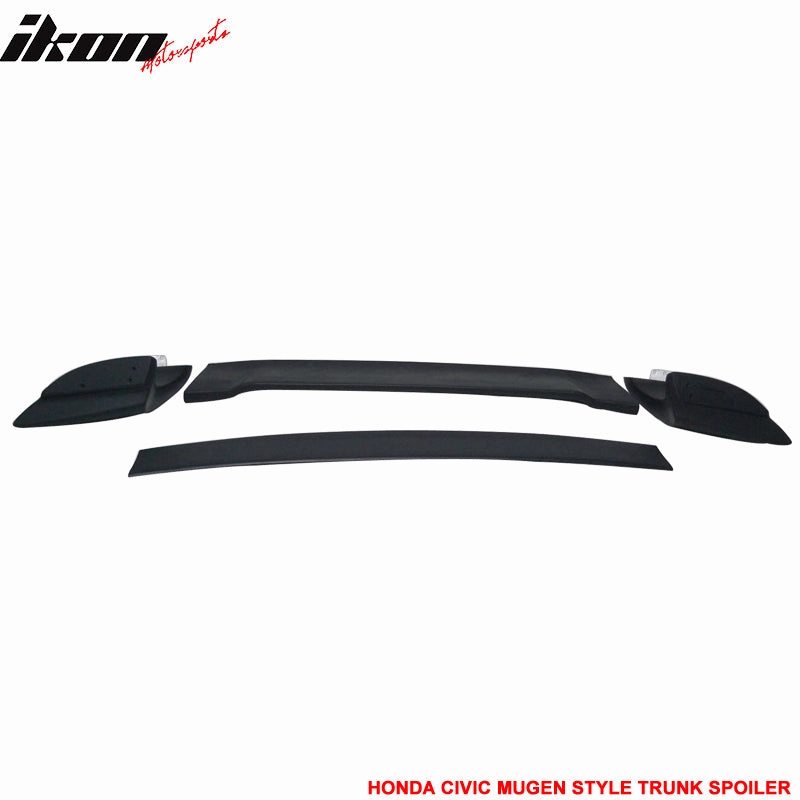 2006-2011 Honda Civic FD2 Mugen Style Unpainted Rear Spoiler Wing ABS