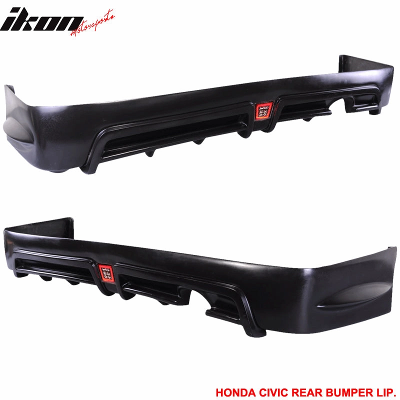 2006-2011 Honda Civic Sedan Rear Lip Spoiler PP LED 3RD Brake Lamp