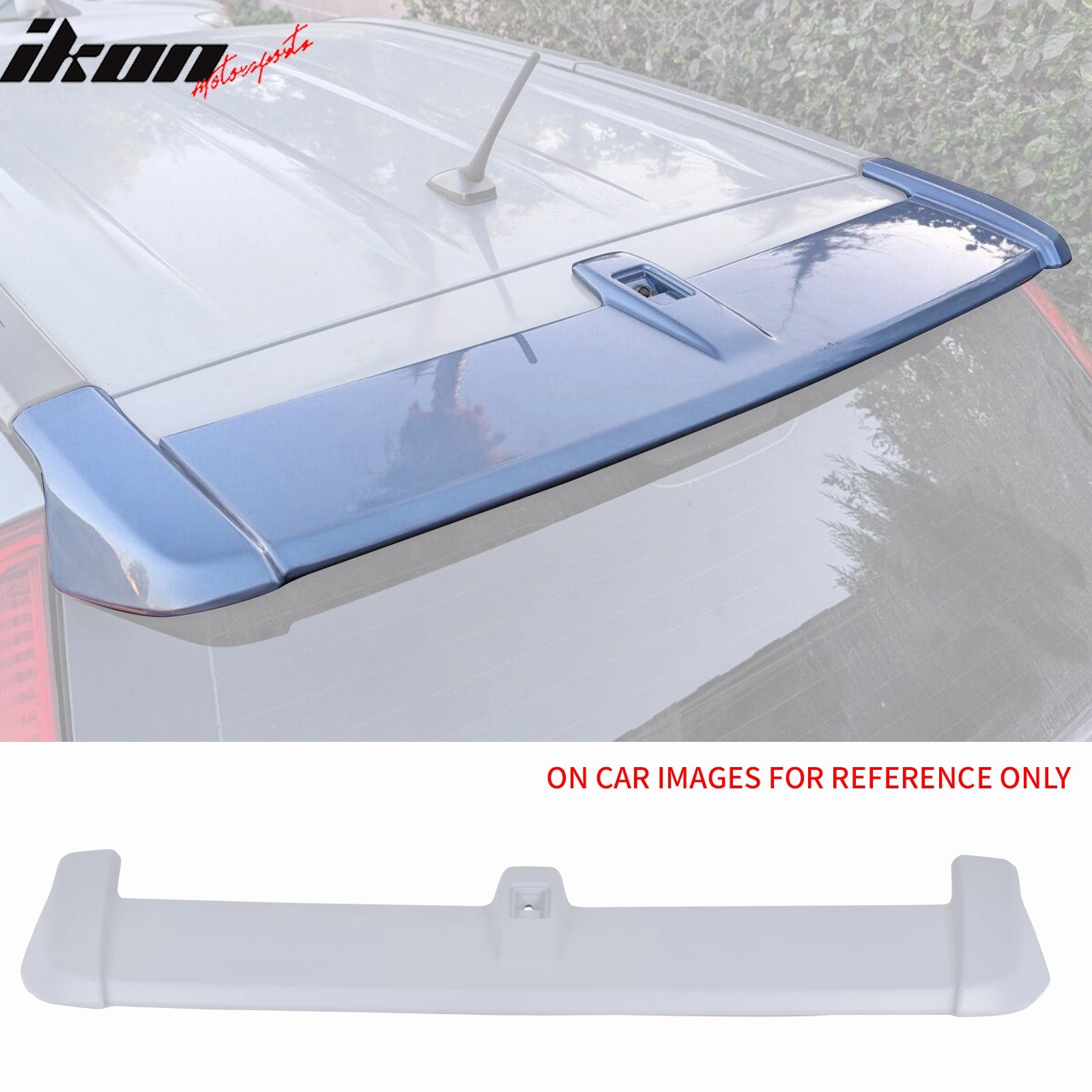 2007-2011 Honda CR-V CRV OE Style Unpainted Gray Rear Roof Spoiler ABS