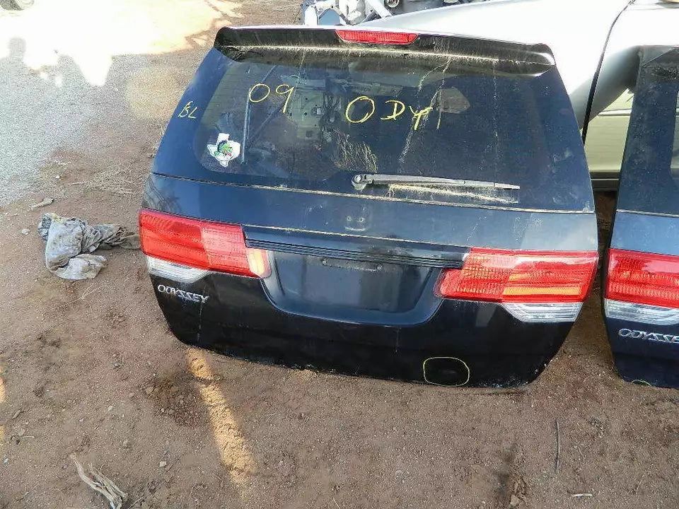 2008-2010 HONDA ODYSSEY TAILGATE TAIL GATE TRUNK LID HATCH W/CAMERA - B92P BLACK