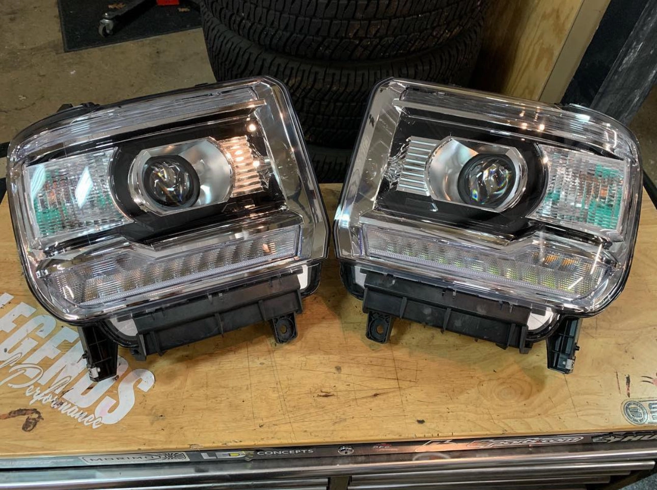 2014-2019 GMC Sierra Denali 2500/3500 HD OEM Custom Headlights