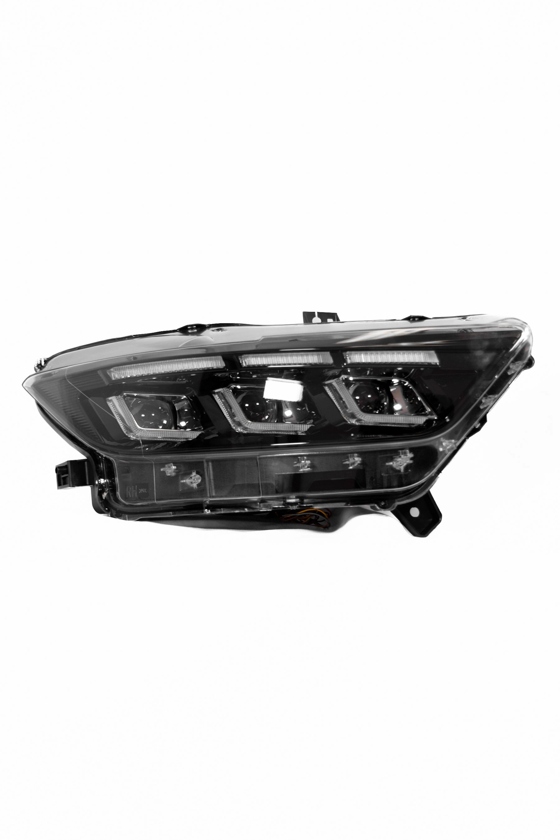2015-2017 Ford Mustang Projector Headlights S650 Style LED Amber Sequential Turn Signals